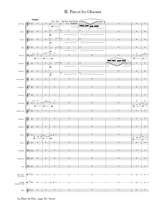 Mouquet, J :: La Flute de Pan