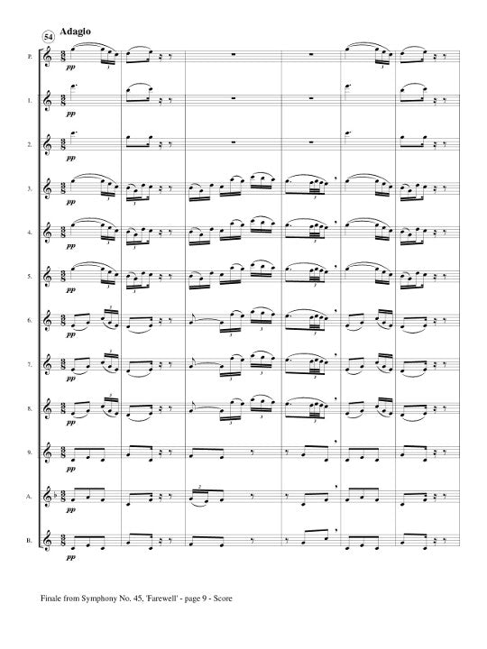 Haydn, J :: Farewell Symphony