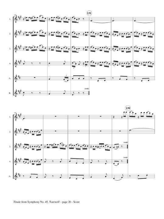 Haydn, J :: Farewell Symphony