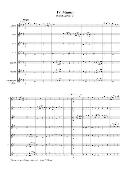 Bach, JS :: The Anna Magdalena Notebook