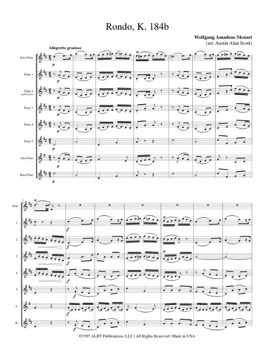 Mozart, WA :: Rondo K.184b