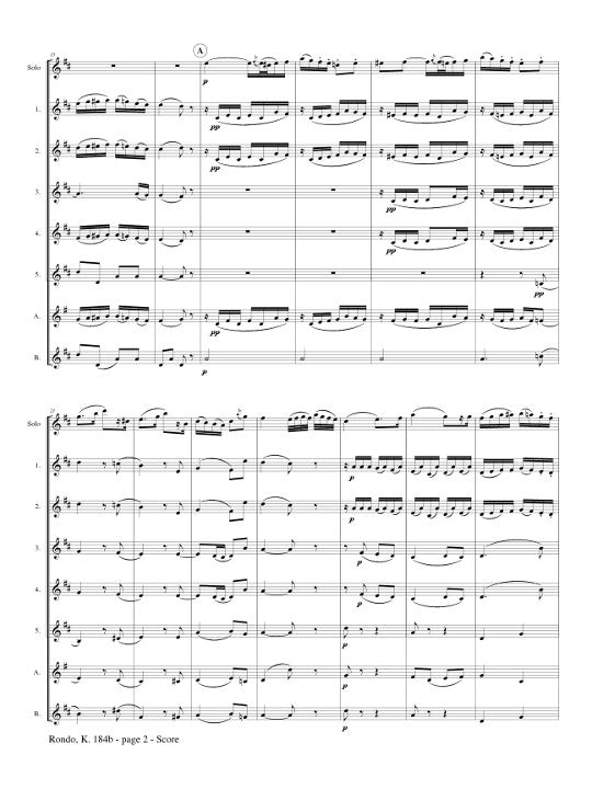 Mozart, WA :: Rondo K.184b