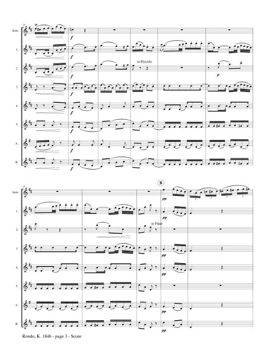 Mozart, WA :: Rondo K.184b