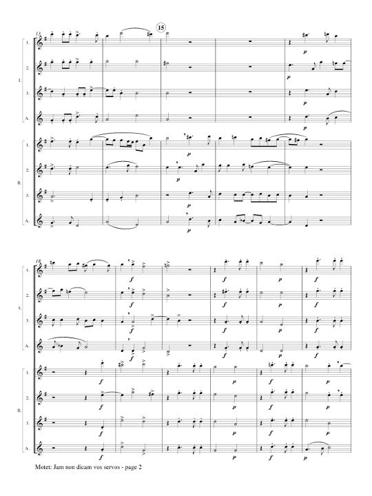 Gabrieli, G :: Motet: Jam Mon Dicam