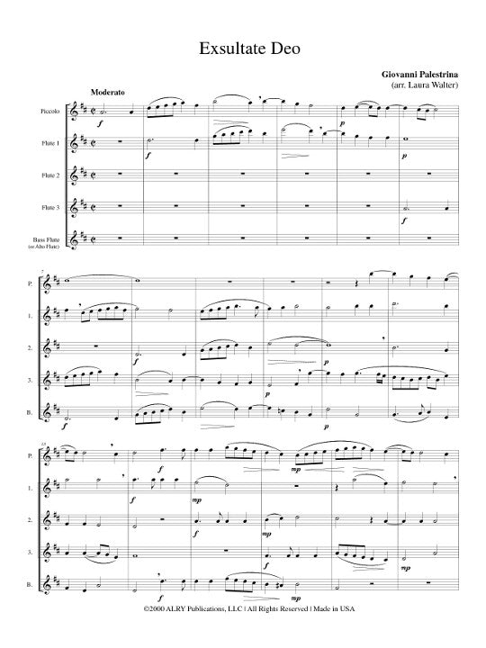 Palestrina, GP :: Exsultate Deo