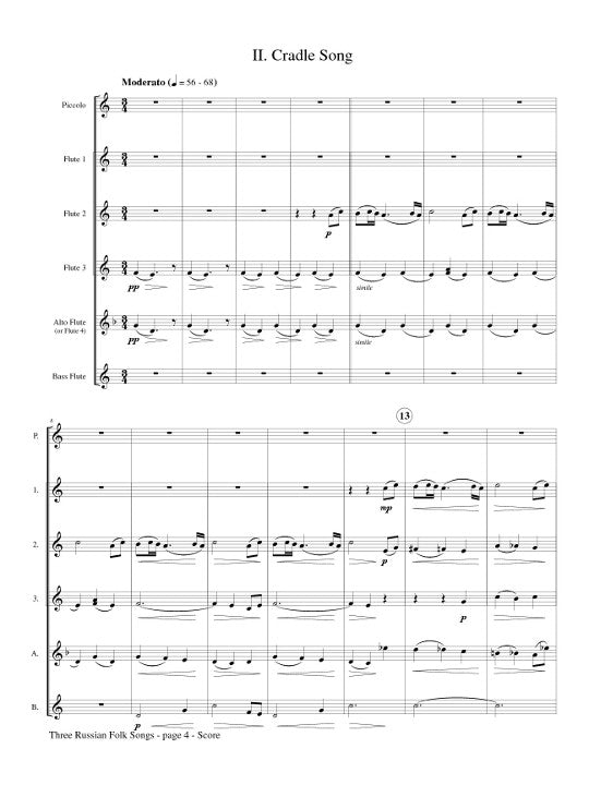 Liadov, A :: Three Russian Folk Songs