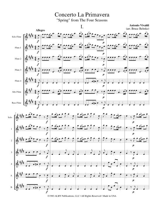 Vivaldi, A :: Concerto 'La Primavera' (Spring)