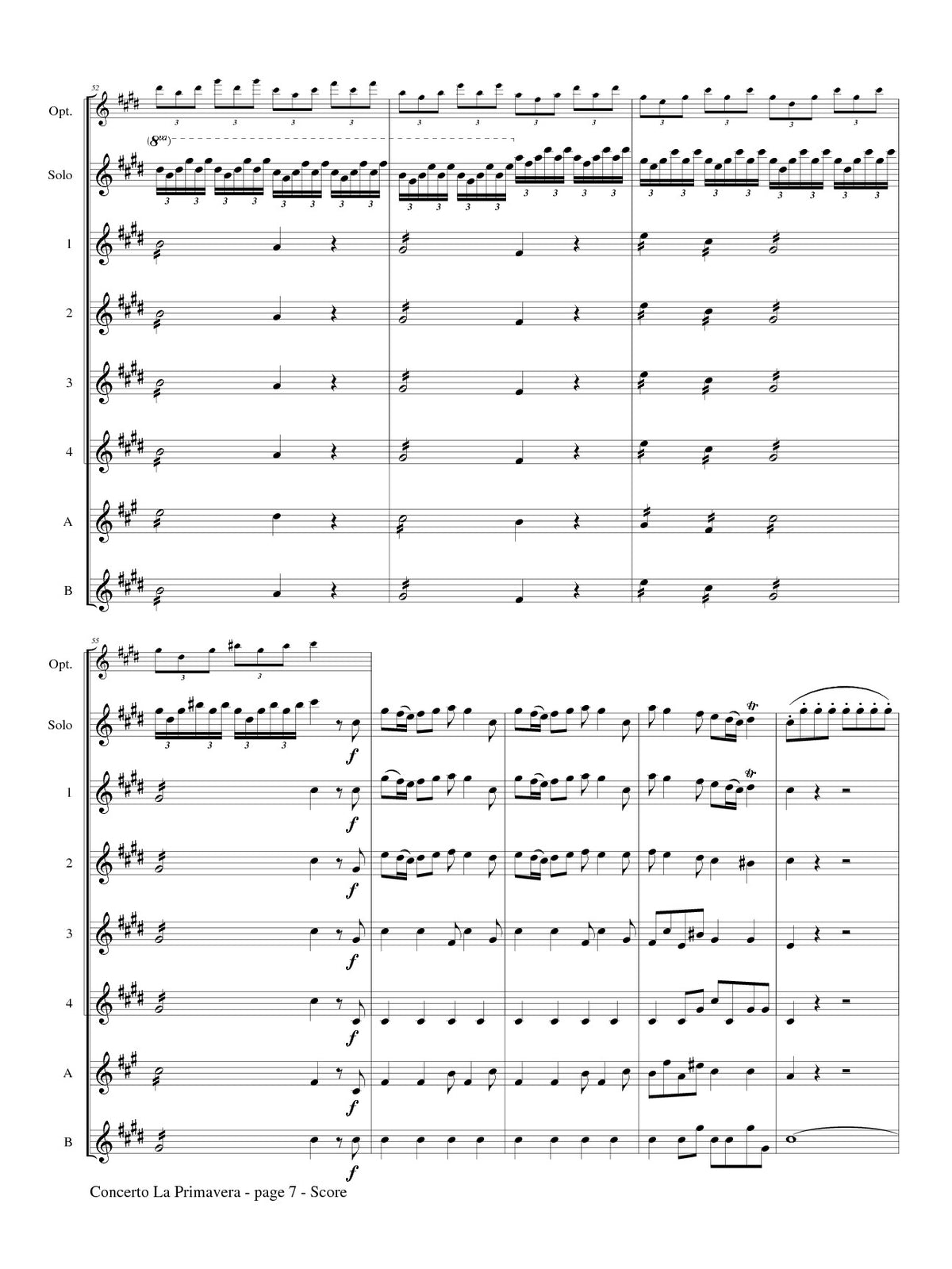 Vivaldi, A :: Concerto 'La Primavera' (Spring)