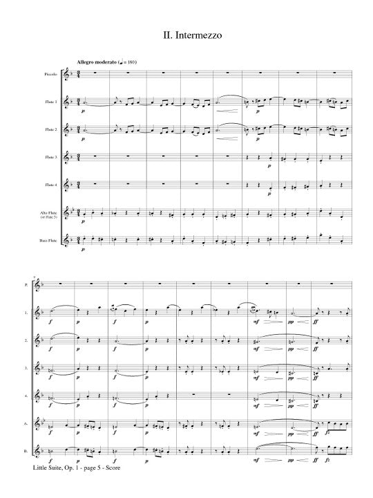 Nielsen, C :: Two Movements from Little Suite op. 1