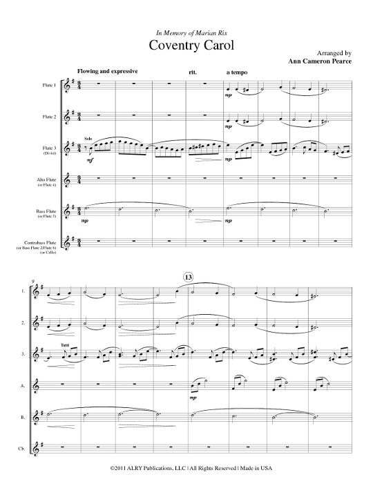 Traditional :: Coventry Carol