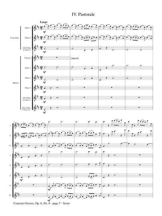 Corelli, A :: Concerto Grosso, Op. 6, No. 8 (Christmas Concerto)
