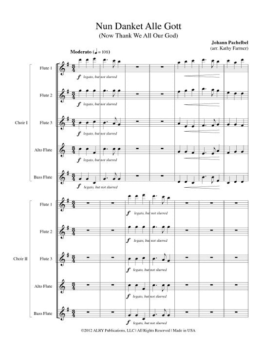 Pachelbel, J :: Nun Danket Alle Gott (Now Thank We All Our God)