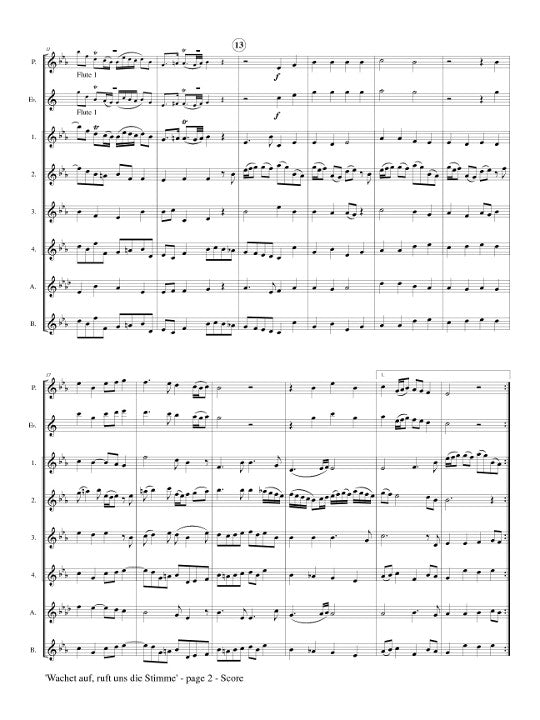 Bach, JS :: Aria and Chorale from Cantata BWV 140