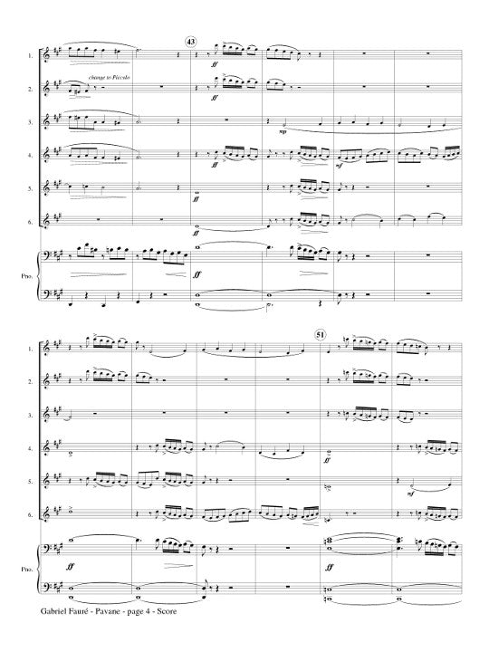 Faure, G :: Pavane