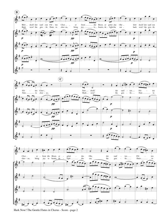 Bach, JS :: Aria from Cantata BWC 206 - 'Hark Now! The Gentle Flutes in Chorus'