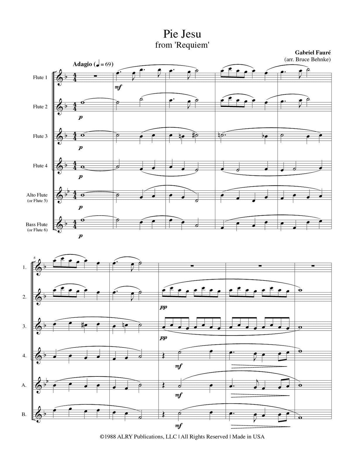 Faure, G :: Pie Jesu