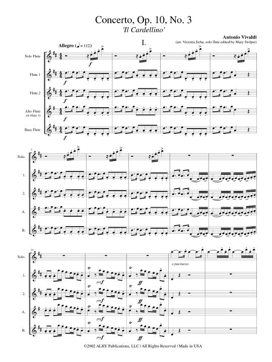 Vivaldi, A :: 'Il Cardellino' Concerto, op. 10 No. 3