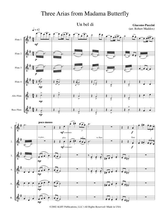 Puccini, G :: Three Arias from Madama Butterfly