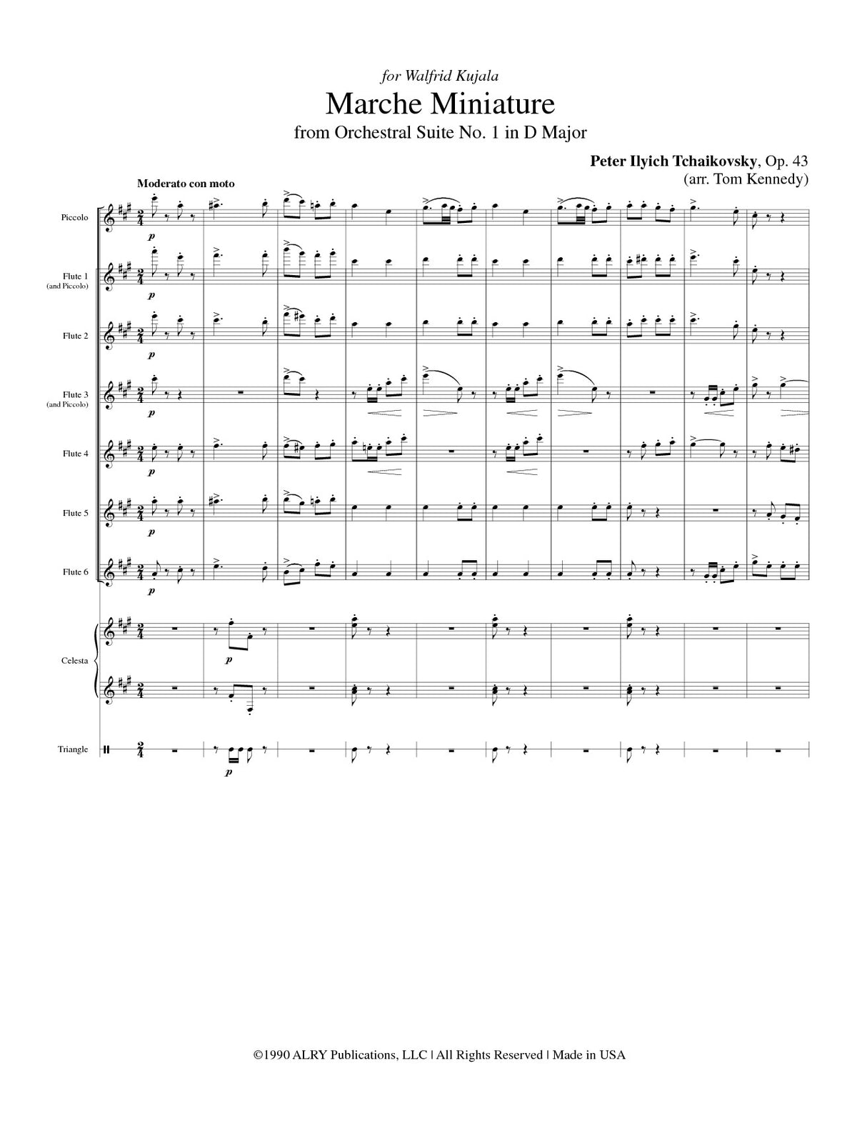Tchaikovsky, PI :: Marche Miniature op. 43