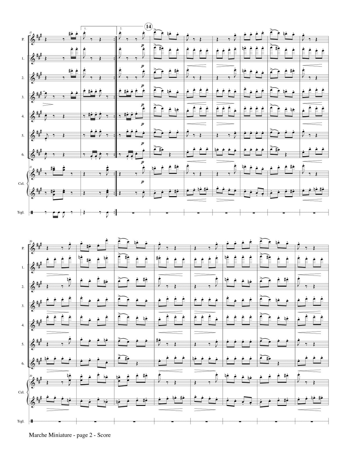 Tchaikovsky, PI :: Marche Miniature op. 43