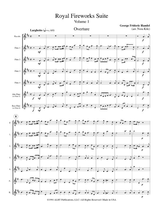 Handel, GF :: Royal Fireworks Suite Ouverture