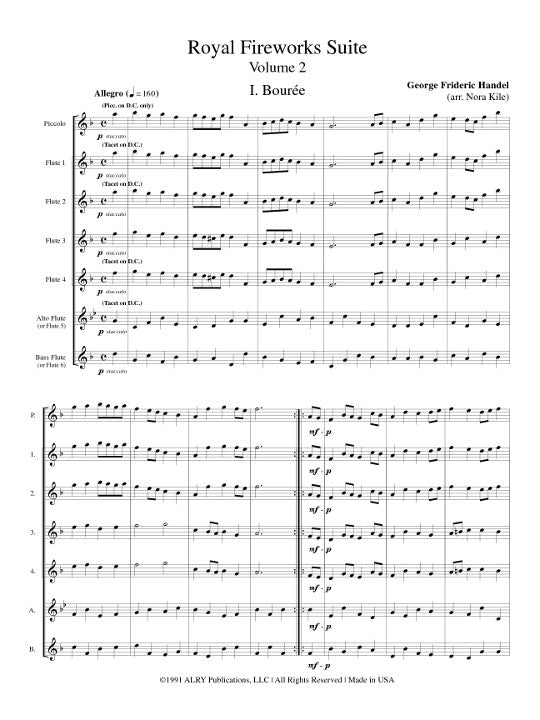 Handel, GF :: Royal Fireworks Suite Volume II