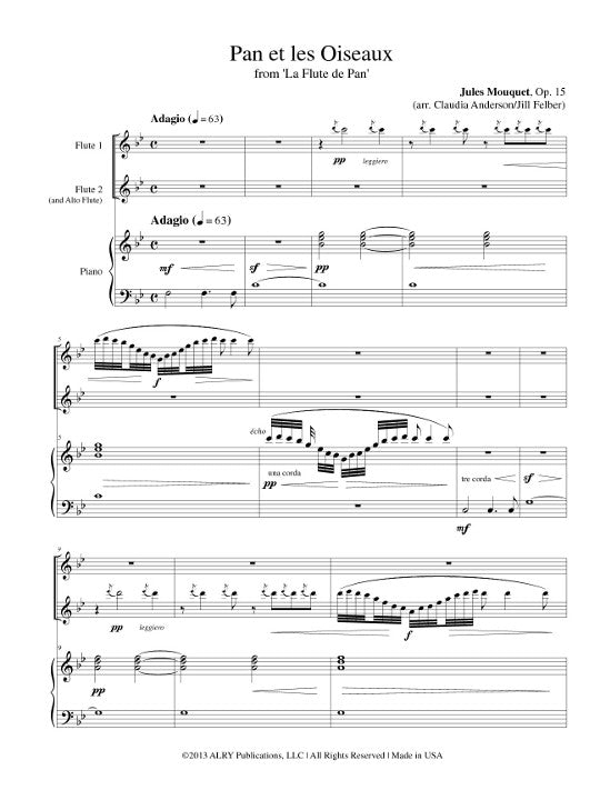 Mouquet, J :: Pan et les Oiseaux [from 'La Flute de Pan']