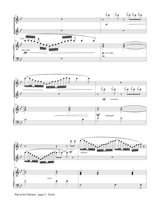 Mouquet, J :: Pan et les Oiseaux [from 'La Flute de Pan']