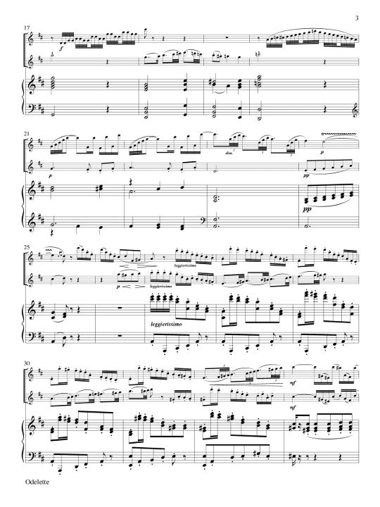 Saint-Saens, C :: Odelette