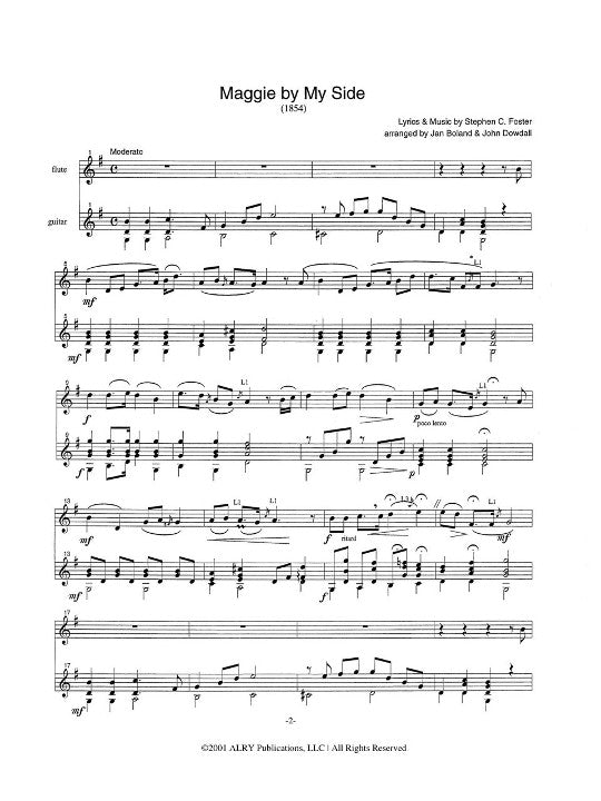 Foster, S :: Ballads for Flute and Guitar Vol. II