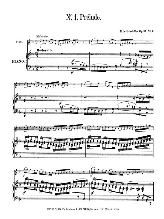 Boisdeffre, R :: Trois Pieces