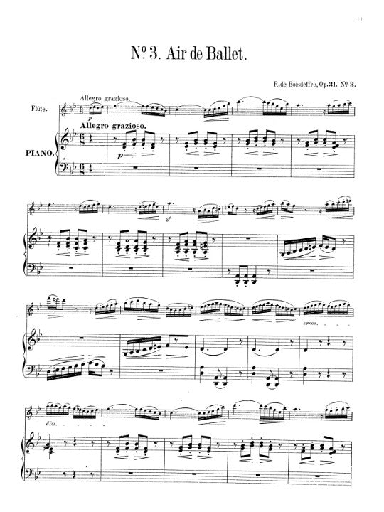 Boisdeffre, R :: Trois Pieces