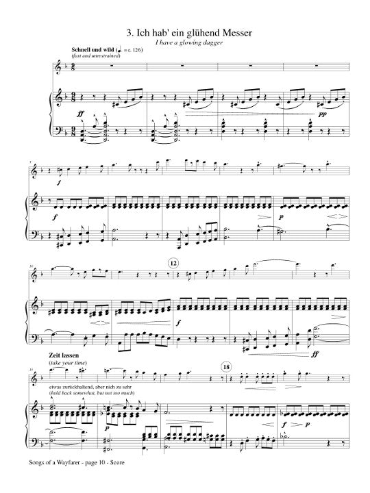 Mahler, G :: Songs of a Wayfarer [Lieder eines fahrenden Gesellen]