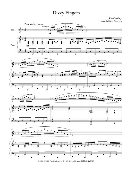 Confrey, Z :: Dizzy Fingers