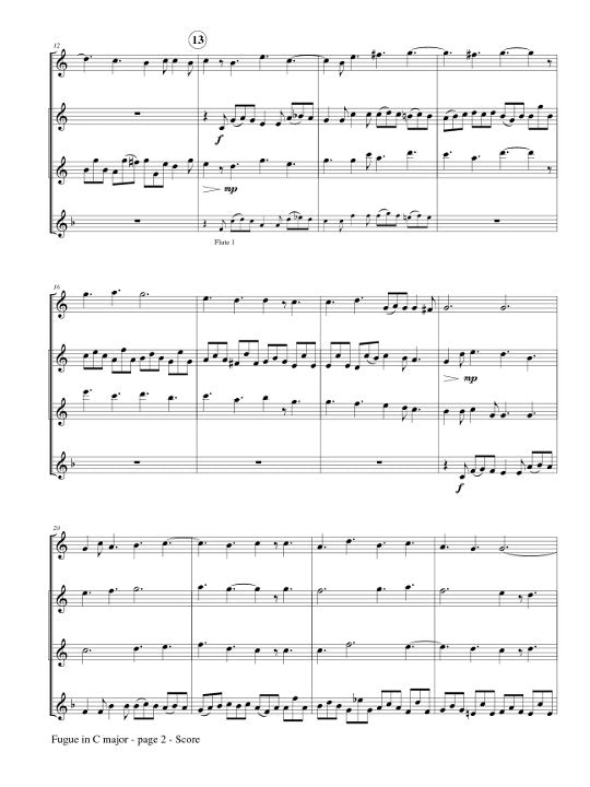 Buxtehude, D :: Fugue in C Major 'Jig Fugue'