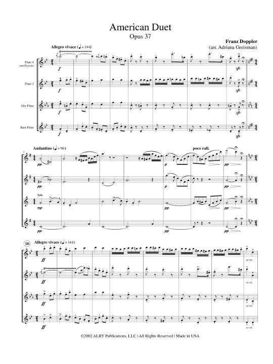 Doppler, F :: American Duet op. 37