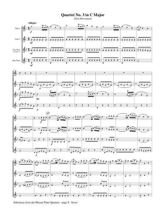 Mozart, WA :: Selections from the Mozart Flute Quartets
