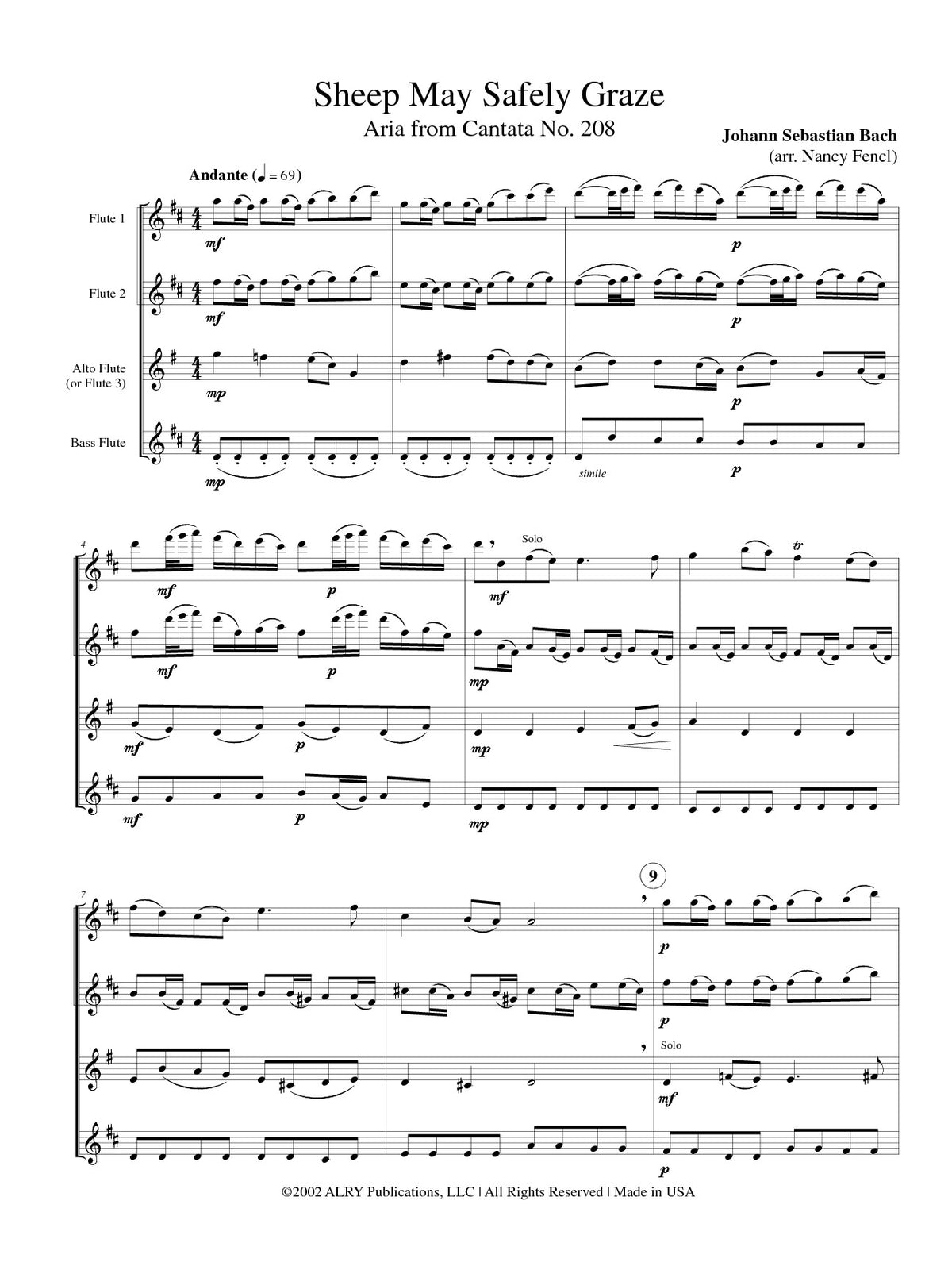 Bach, JS :: Sheep May Safely Graze
