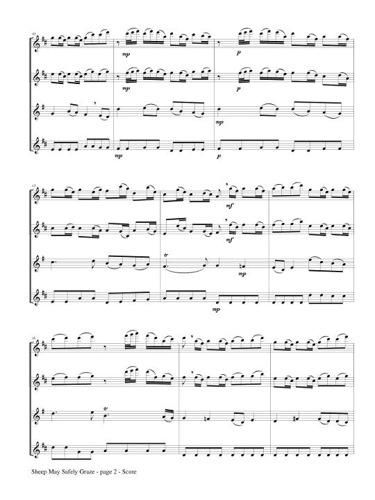 Bach, JS :: Sheep May Safely Graze