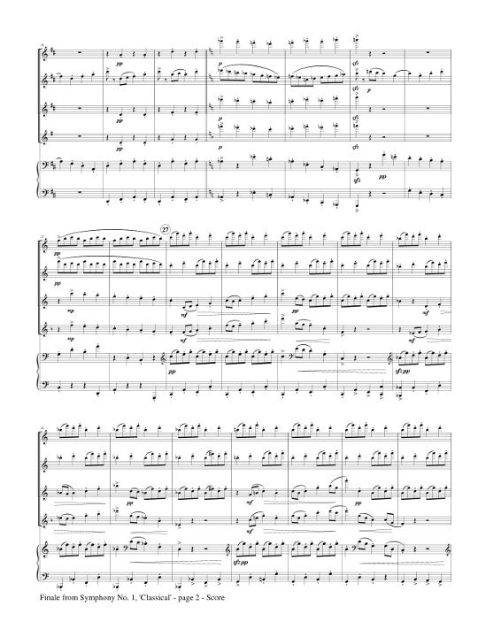 Prokofiev, S :: Finale from Symphony No. 1, 'Classical'