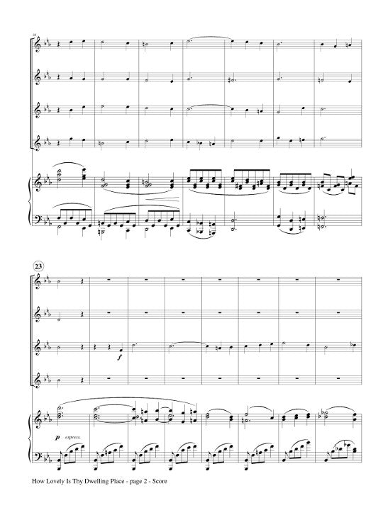 Brahms, J :: How Lovely Is Thy Dwelling Place