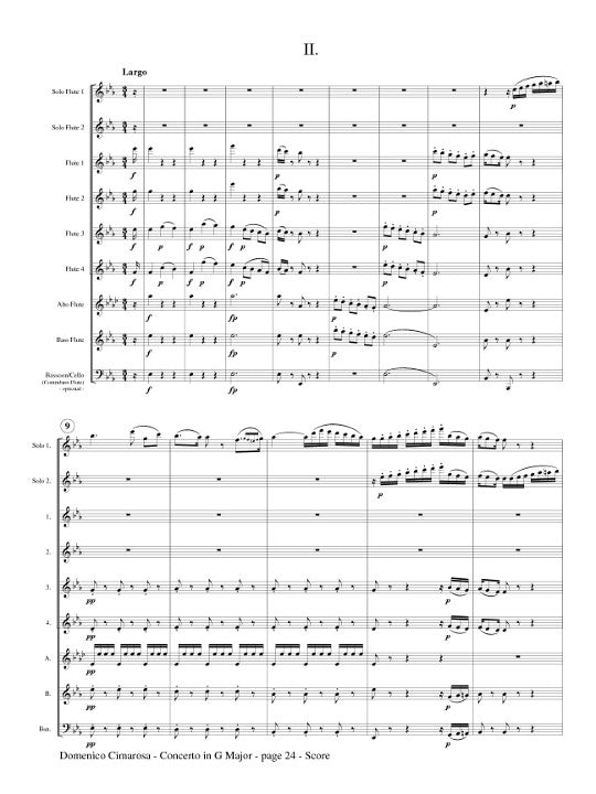 Cimarosa, D :: Concerto in G Major