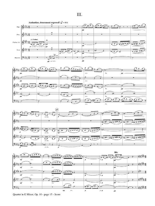 Debussy, C :: Quartet in G Minor, Op. 10