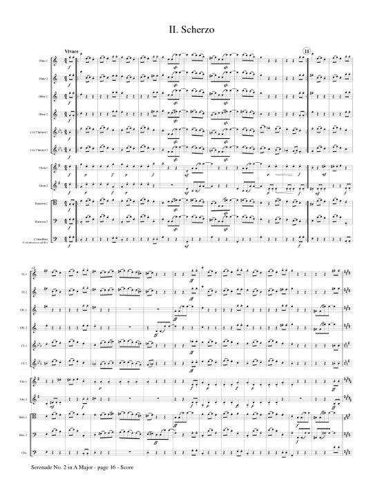 Brahms, J :: Serenade No. 2 in A Major, Op. 16