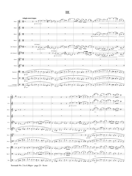 Brahms, J :: Serenade No. 2 in A Major, Op. 16