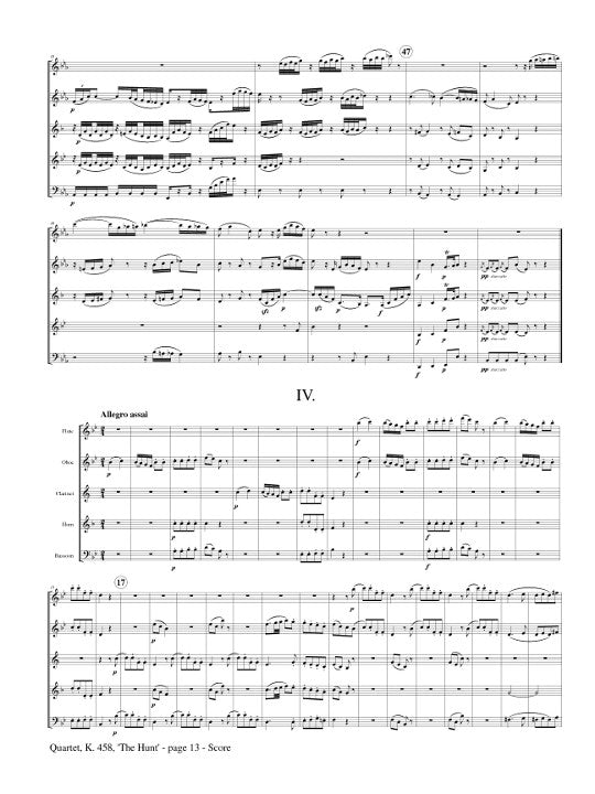 Mozart, WA :: Quartet, K. 458 'The Hunt'