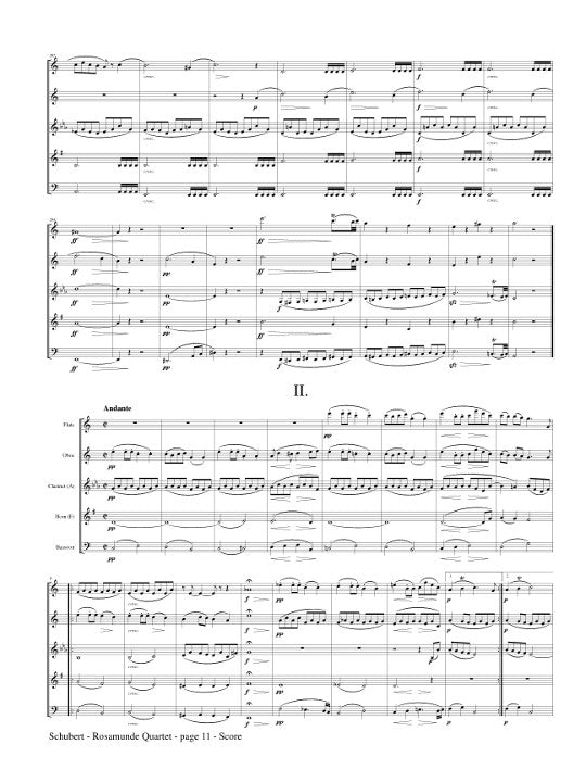 Schubert, F :: Quartet in A minor, Op. 29, No. 13, D. 804 'Rosamunde'