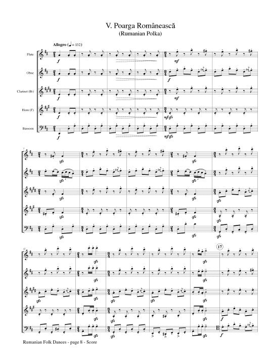 Bartok, B :: Rumanian Folk Dances