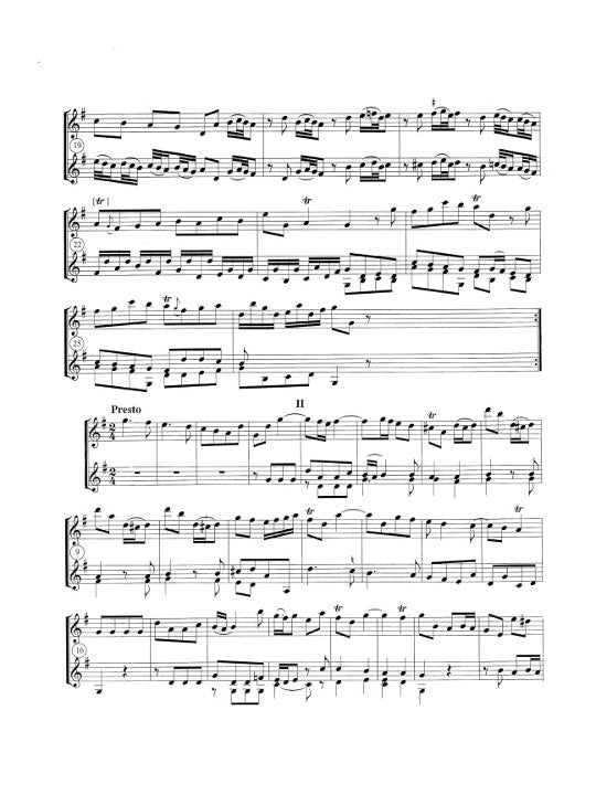 Boismortier, JB :: Six Sonates op. 51 [Six Sonatas op. 51]