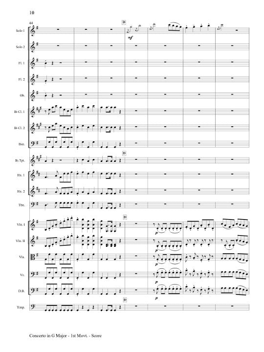 Cimarosa, D :: Concerto in G Major